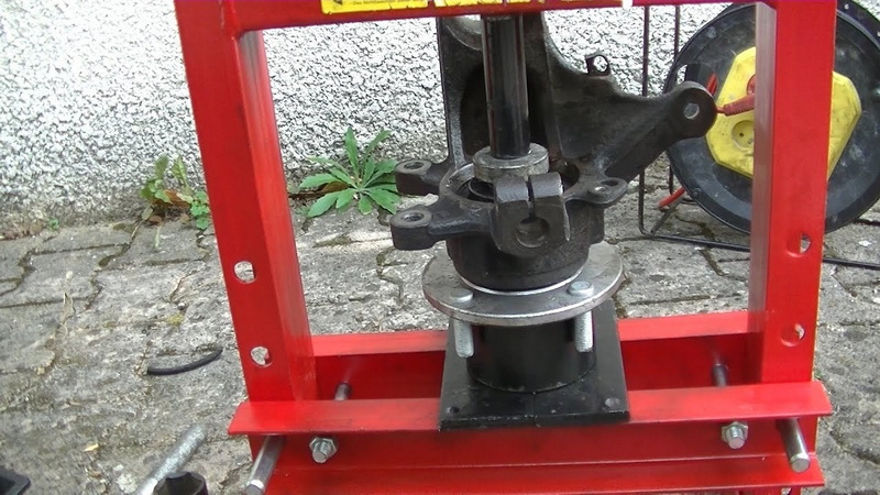 how to use a hydraulic press for bearings