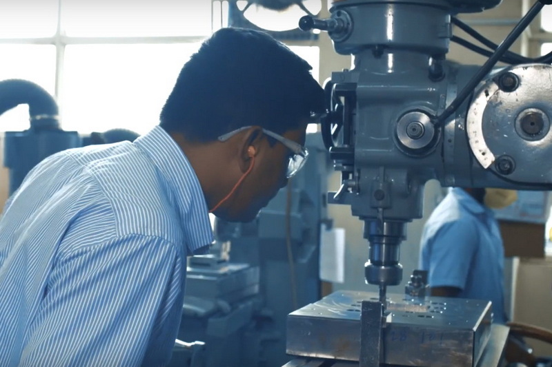 what is a punch press throw