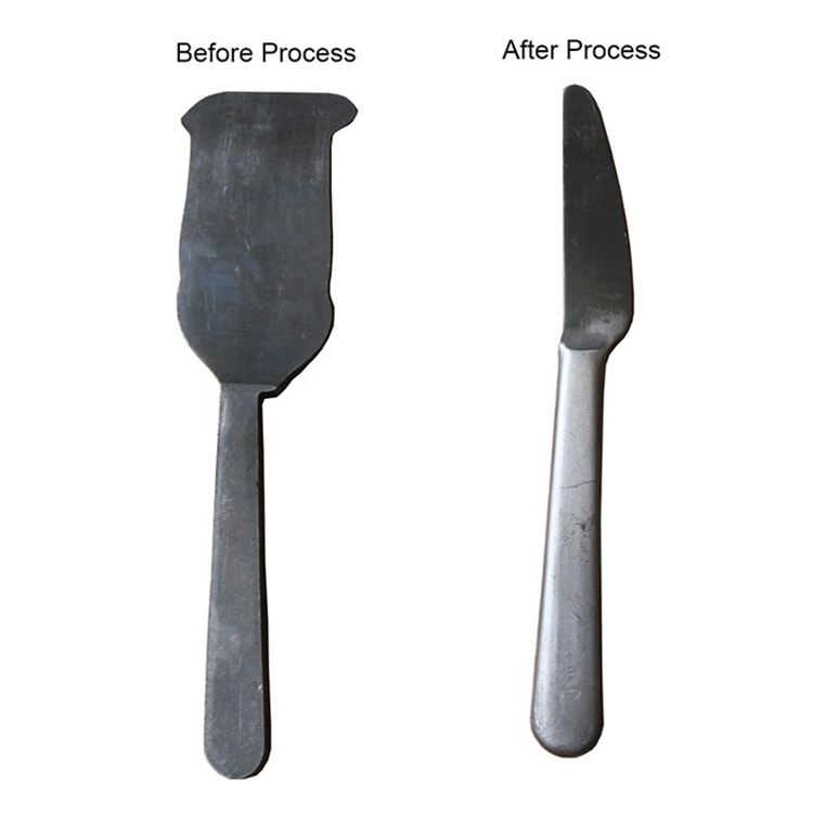 Feeding System For Cutlery Kinfe Making 3 In 1