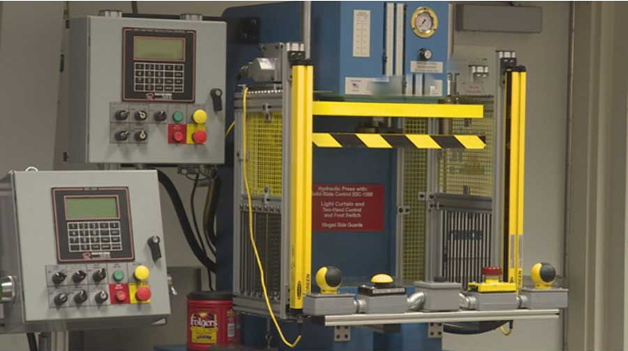 a hydraulic press brake control