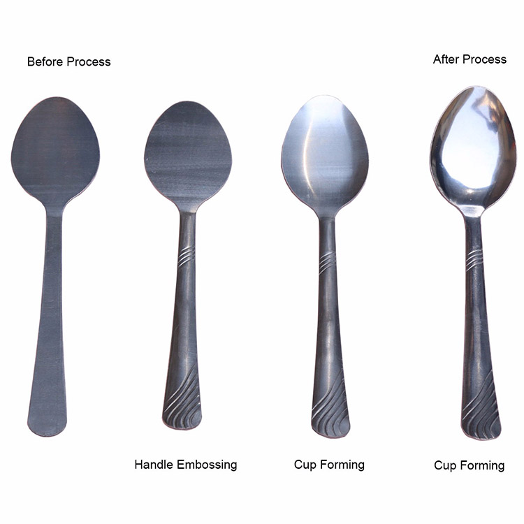 Feeding System For Cutlery Spoon Making 3 In 1