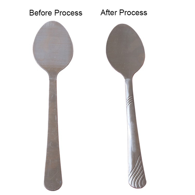 Automatic Feeder For Fork Spoon Handle Embossing